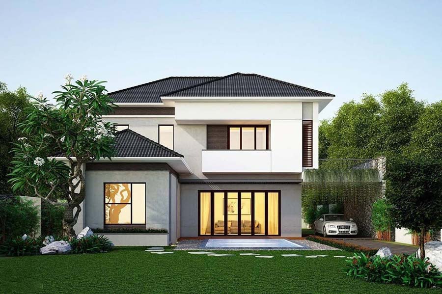 25 + 样板二层花园别墅设计案例-27