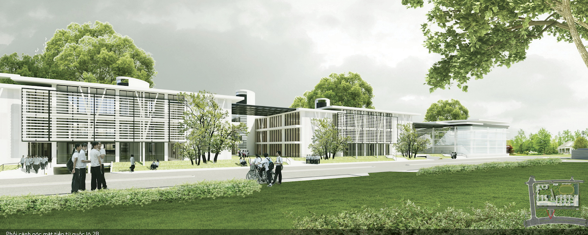 绿色校园设计典范 | 越南 Vinh Phuc 市高级中学-23