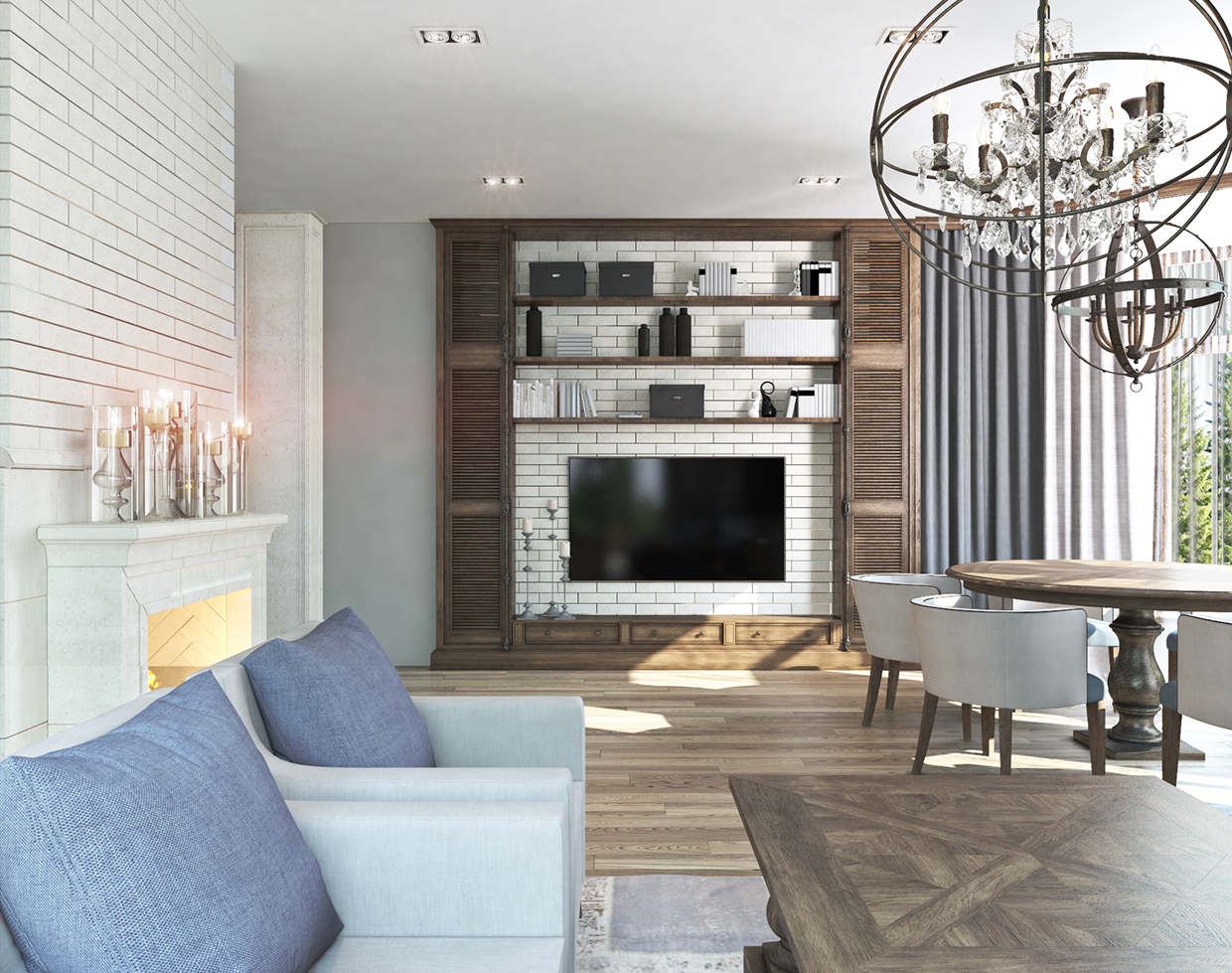 小工作室公寓的简约木质风格装饰设计-10