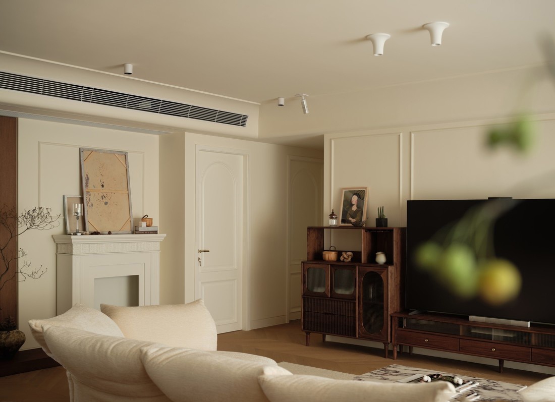 177㎡大平层高级感装修法式中古丨启物空间设计-19