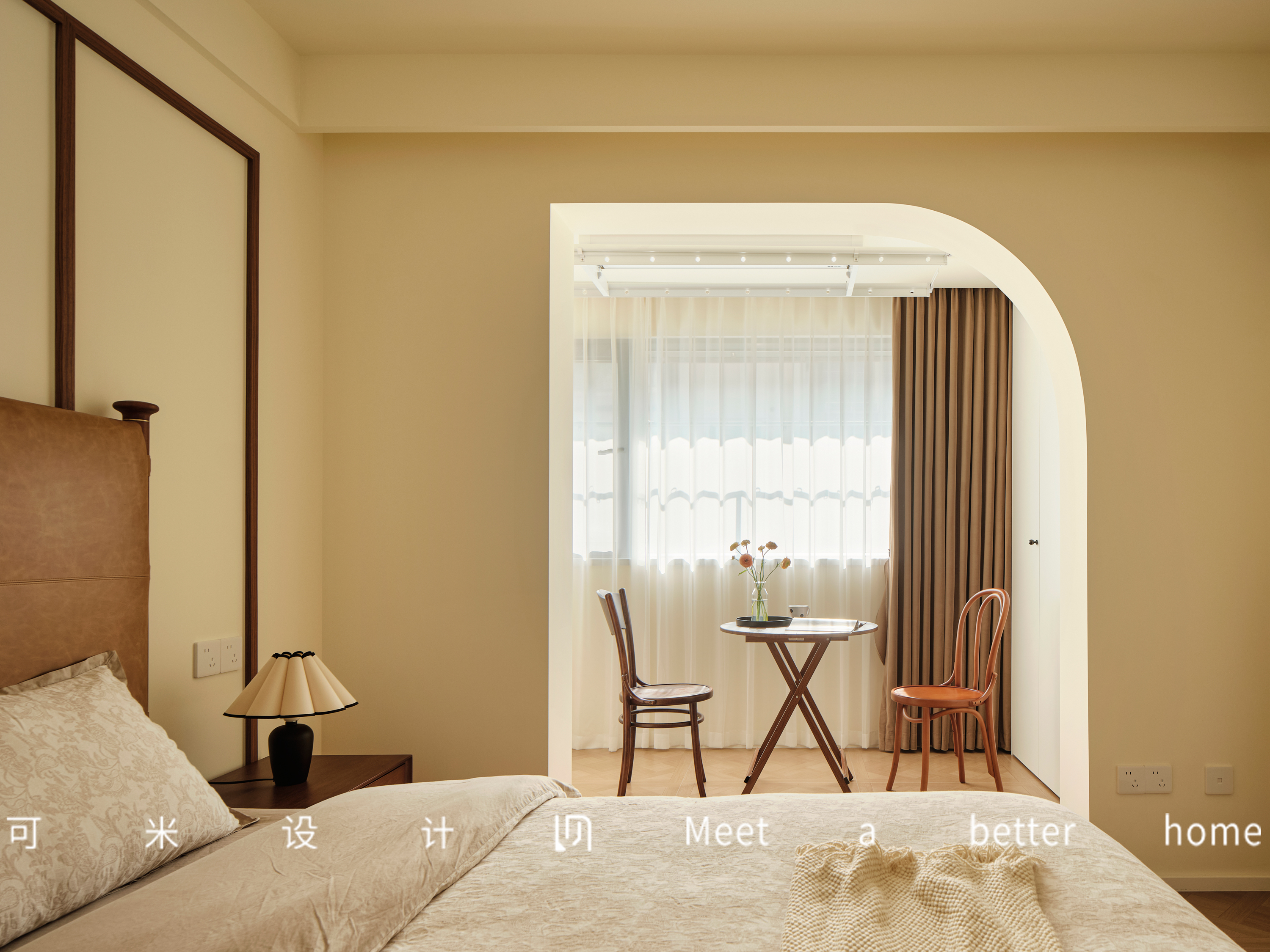 温柔色调中的成长天地，复古与实用共融的慢调空间-37