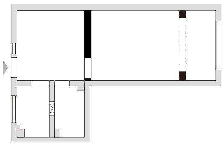 40㎡学区房改造丨波形设计-3