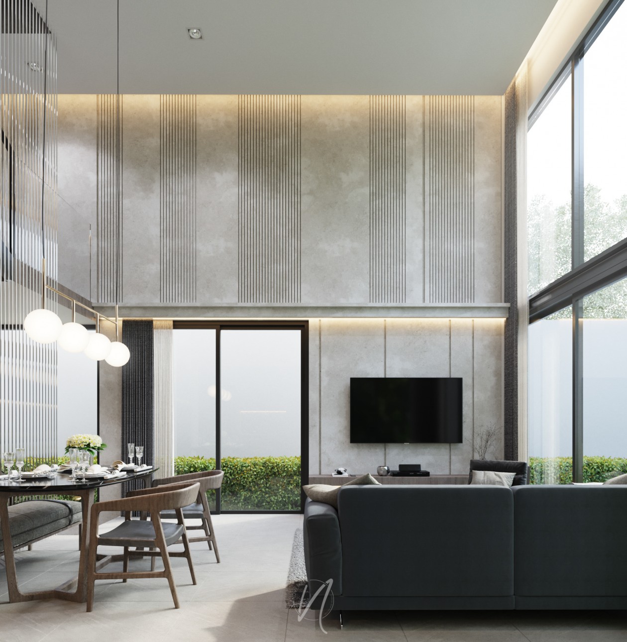 泰国，联排别墅效果图+完工实景！-3