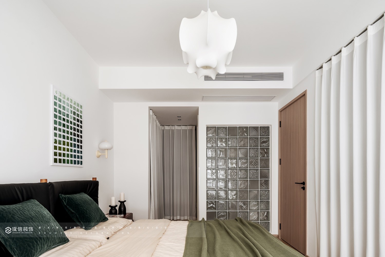 海月平湖现代原木混搭风设计丨中国重庆丨琢信装饰-23