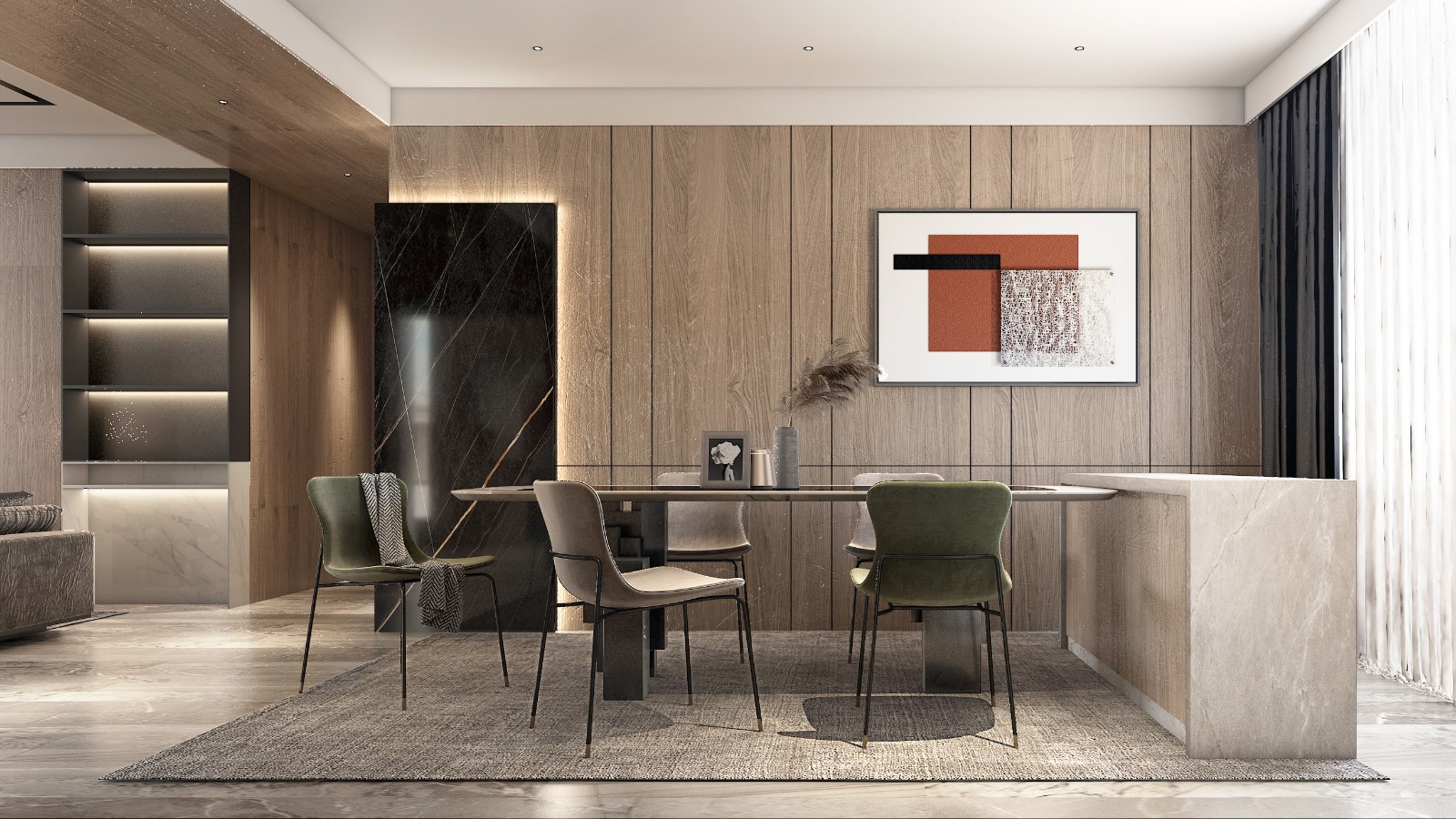 崇德公馆样板间设计-3