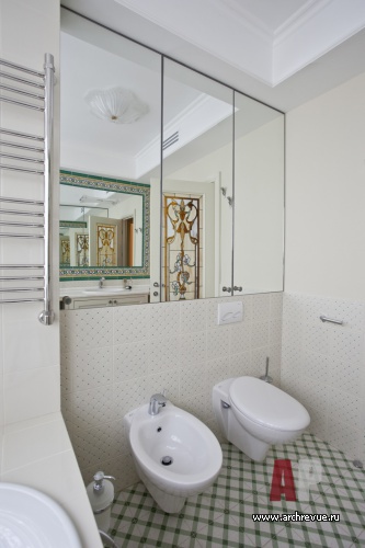 三室传统带彩绘玻璃与向日葵元素公寓丨Яровикова Анна,Мясникова Юлия-46