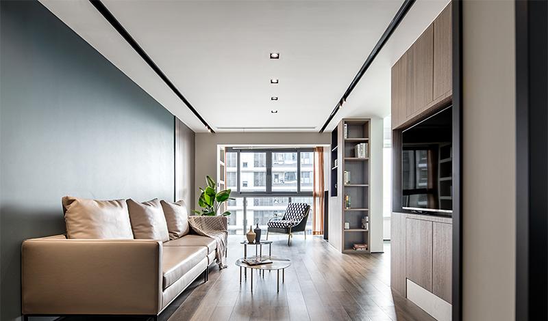 理想生活平层设计 | 温馨简约，原木与灰白的灵动空间-2