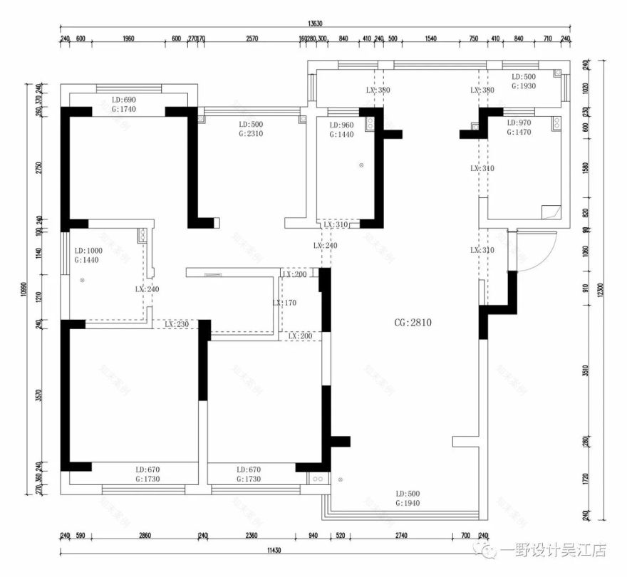 一野设计吴江店 | “轻奢现代美式”打造闲逸生活空间-38