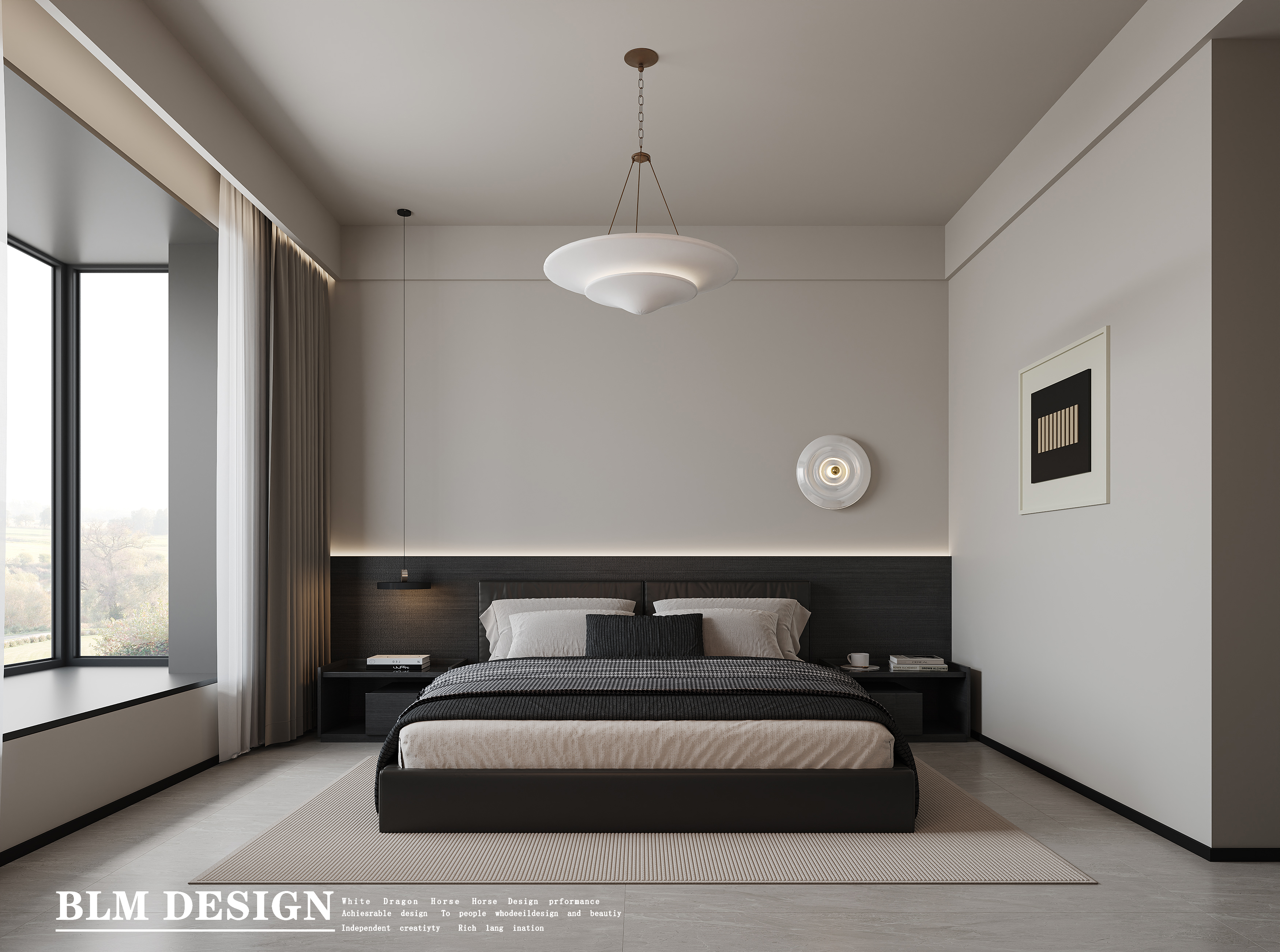 黑白灰家装效果分享-7