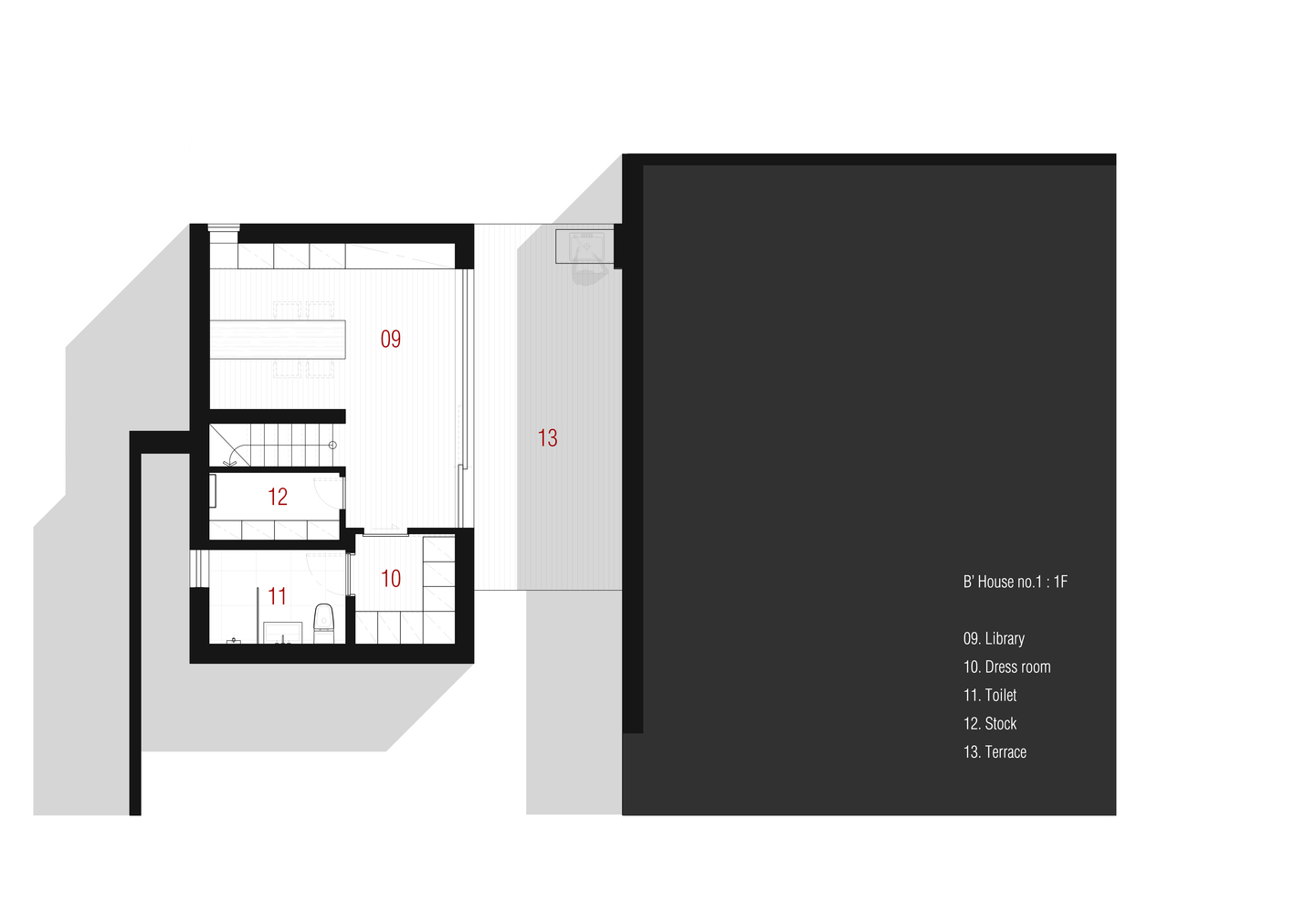 双家庭住宅的极简与古典之美-74