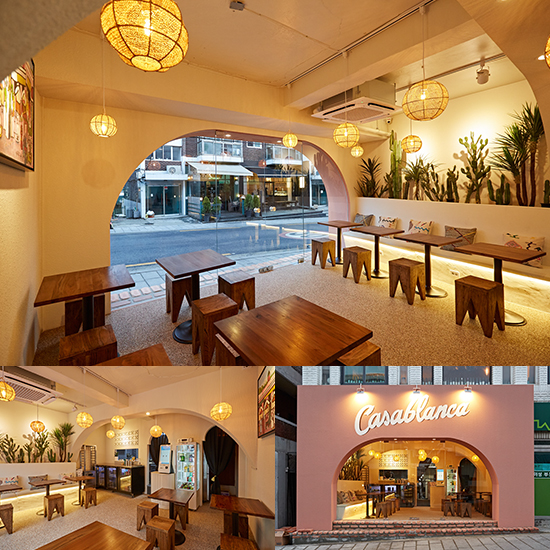 温馨 15 坪卡萨布兰卡餐厅设计，明亮照明营造舒适氛围-1