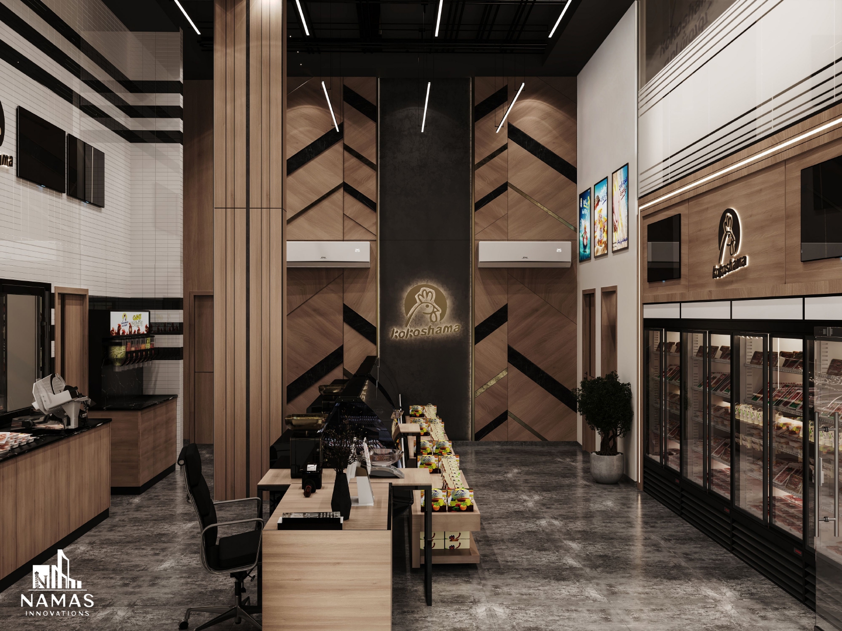 Kokoshama | Modern Chicken Shop Interior Design-0