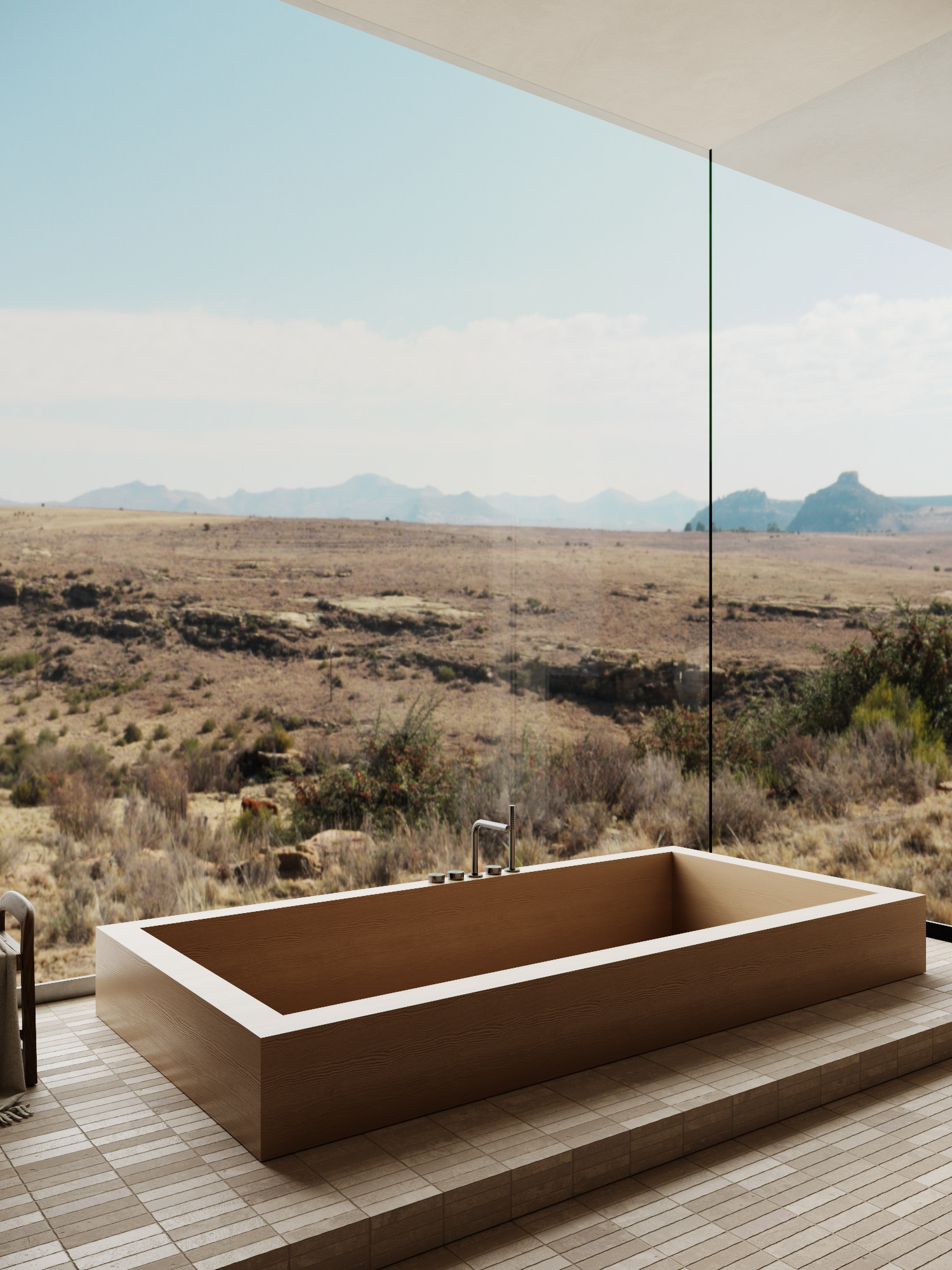 带有绝佳视野的浴室丨Alina Nykonets-3