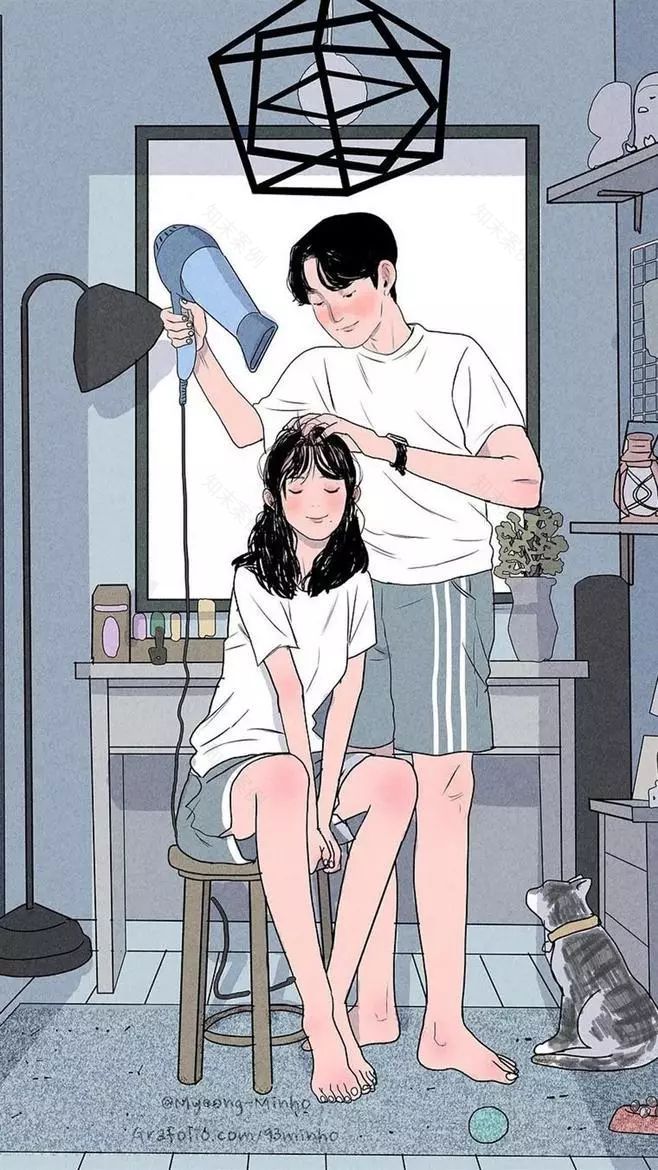 90 后新婚生活 | 高级灰蓝的时尚空间-3