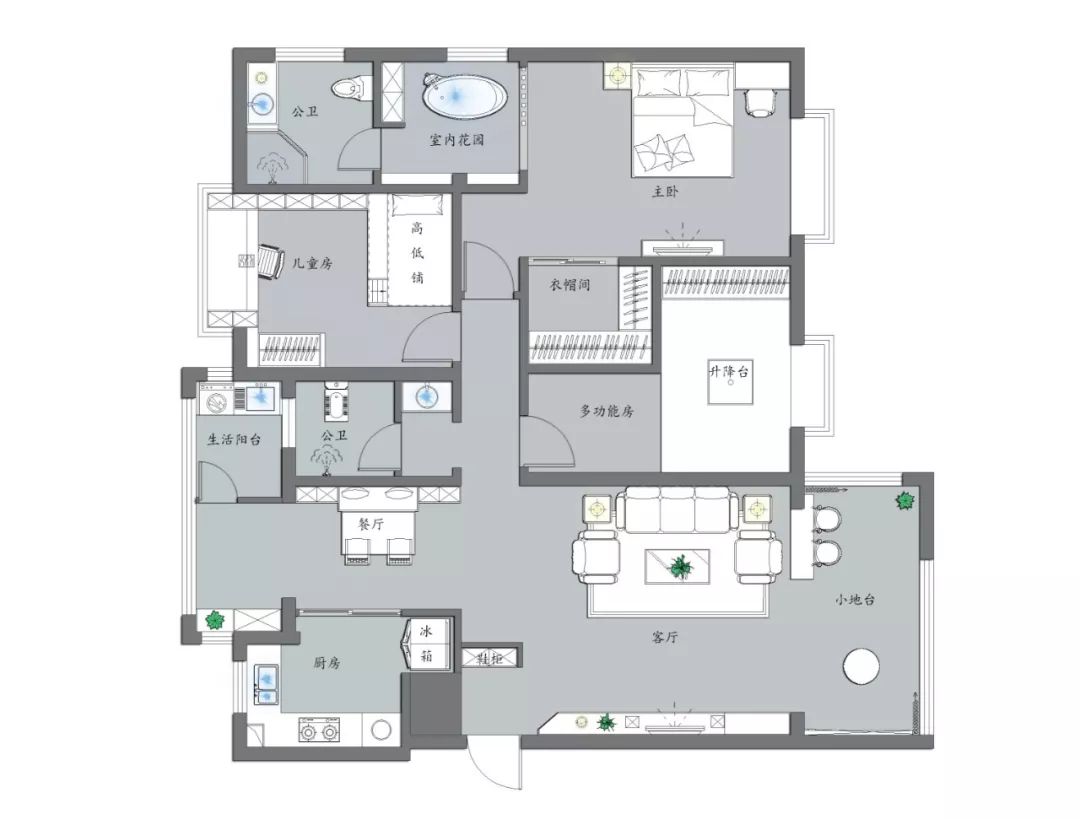 柳州颐和家园 136㎡北欧风设计,专业打造温馨宜居空间-16