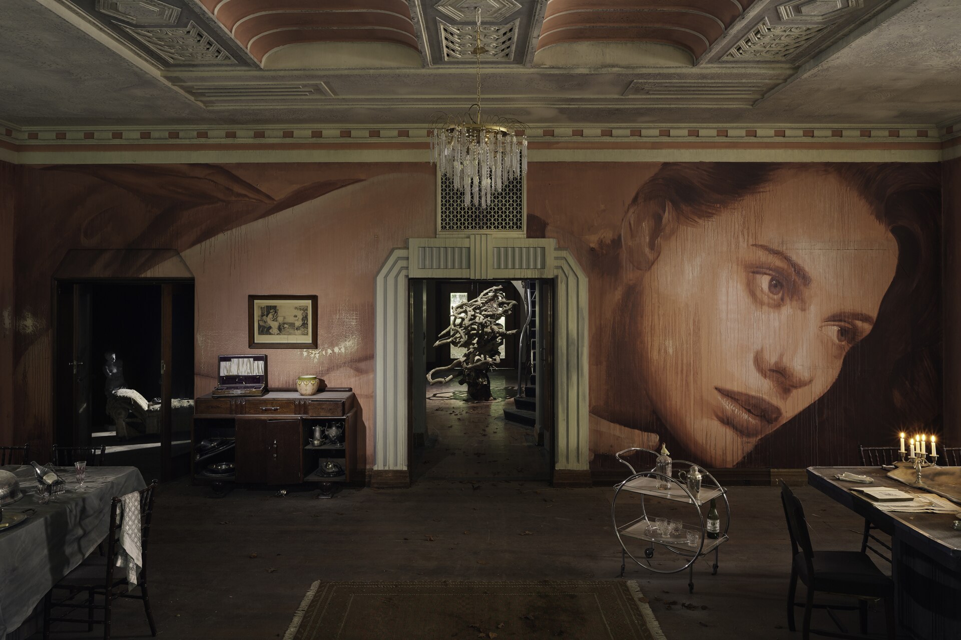 Explore an abandoned mansion transformed by Melbourne artist-2