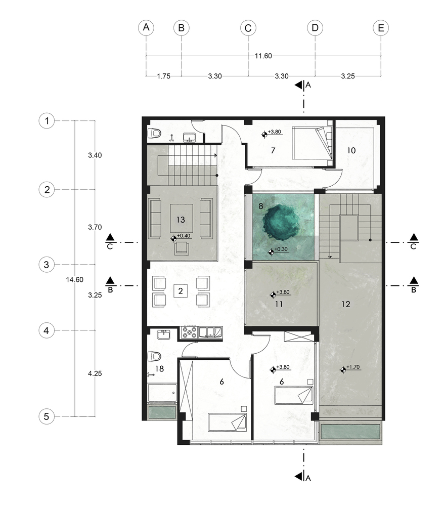 蓝院住宅的简约魅力-20