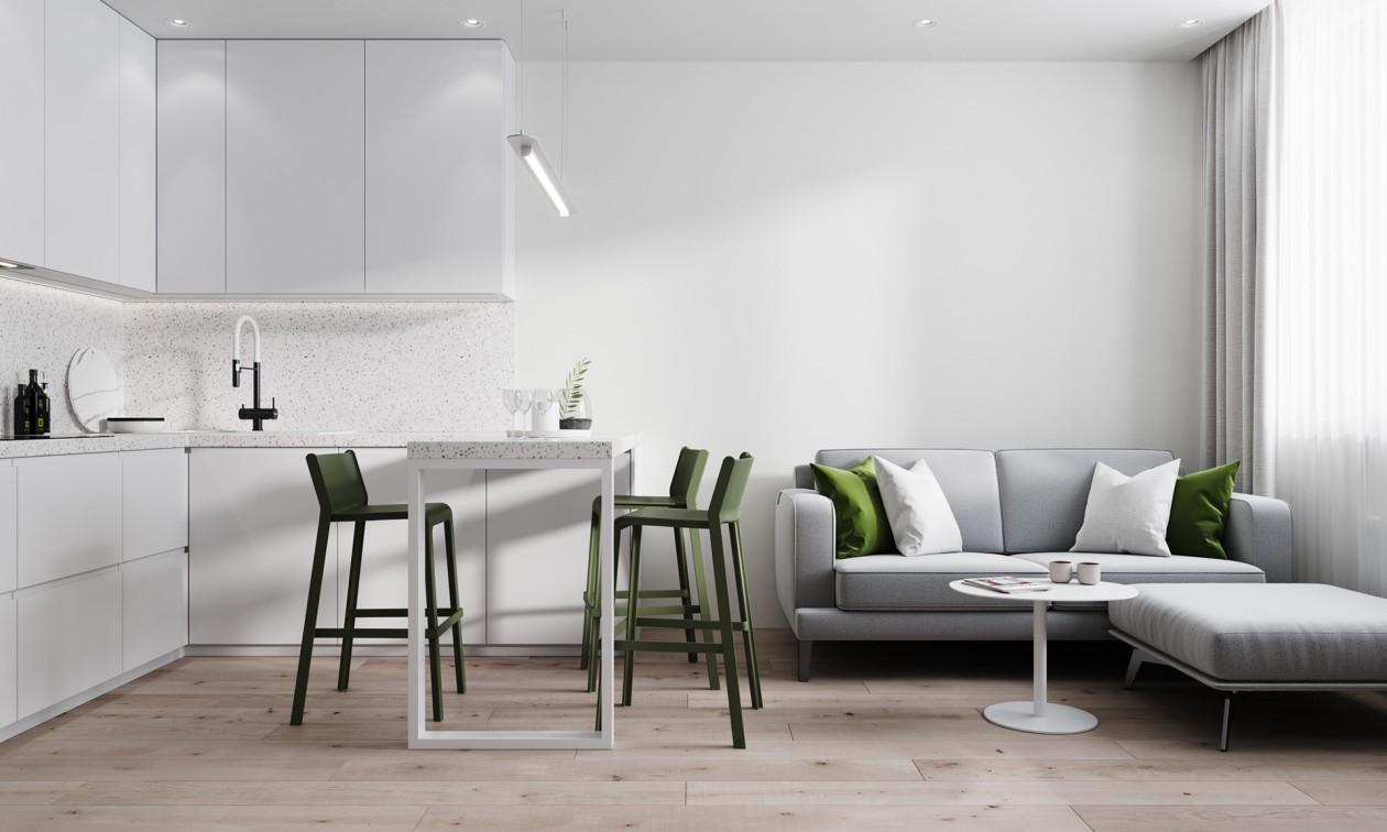 72平 小空间设计 清新范儿-0