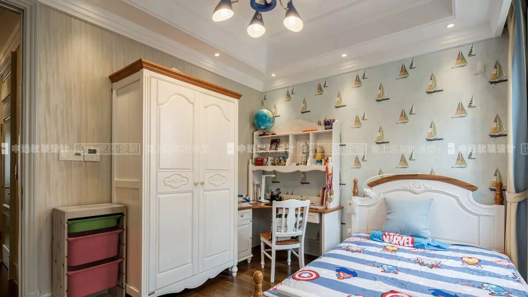 【申远软装百套实景案例】大华伊斐墅 300㎡ 现代轻奢-21