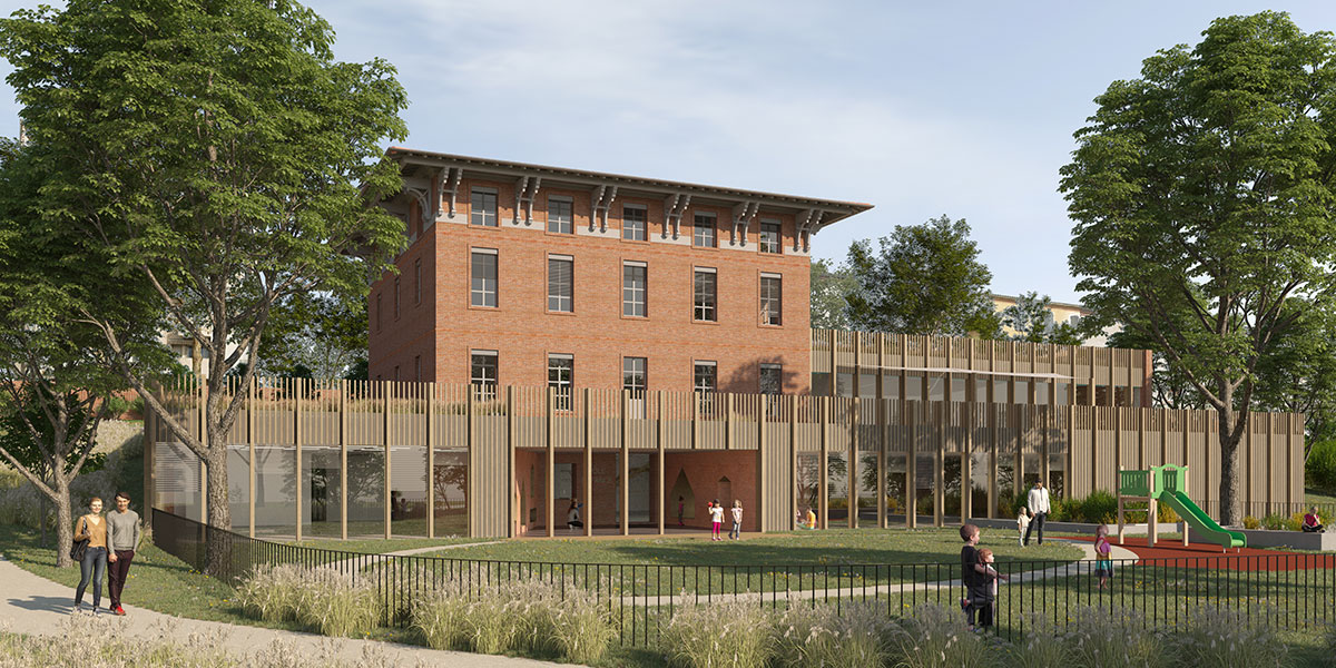 历史遗址改造为幼儿中心项目丨法国丨CoCo architecture-5