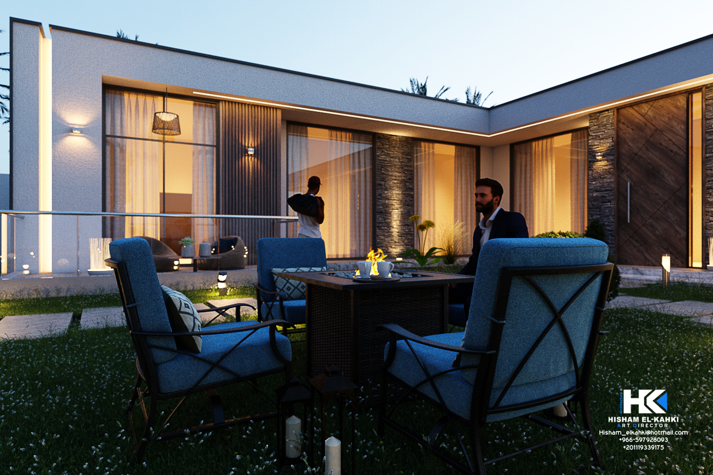 One floor residential chalet-10