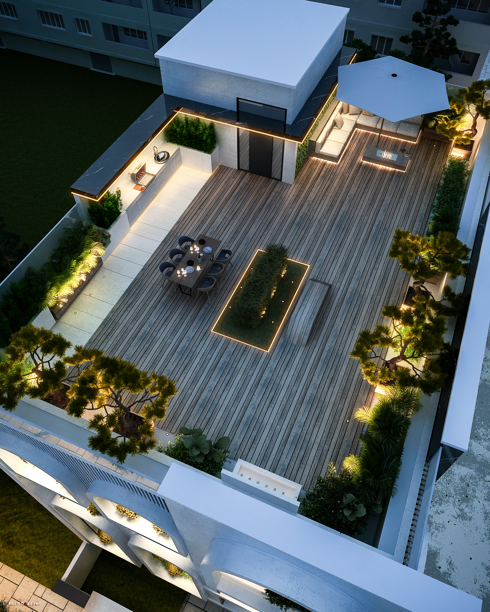 德黑兰屋顶花园丨IranTehran丨Teamwork Design-4