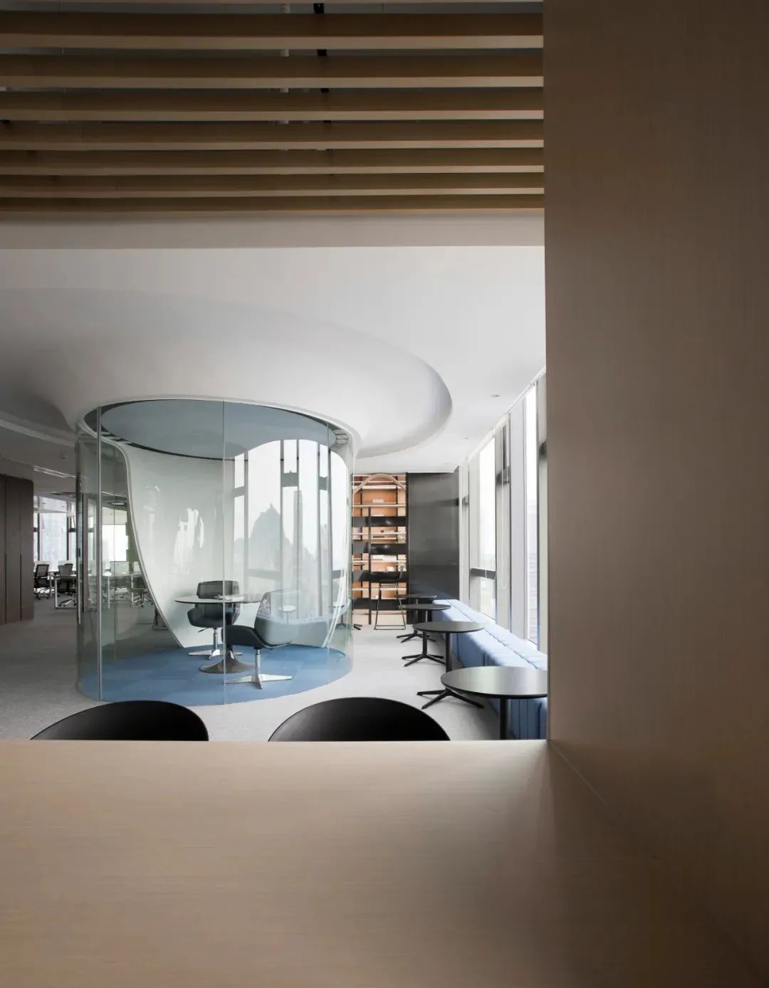 现代风格厦门指纹科技公司办公空间设计-36