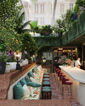 Annabel's Mayfair 商业花园设计丨英国伦敦