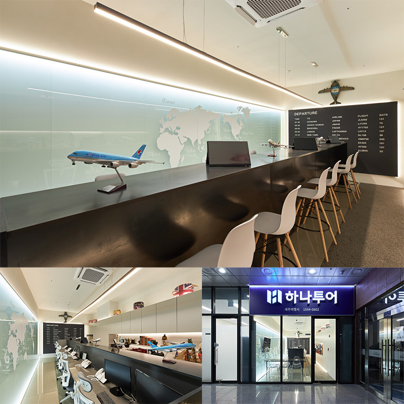 简约清新，12 平米旅行社空间设计-1