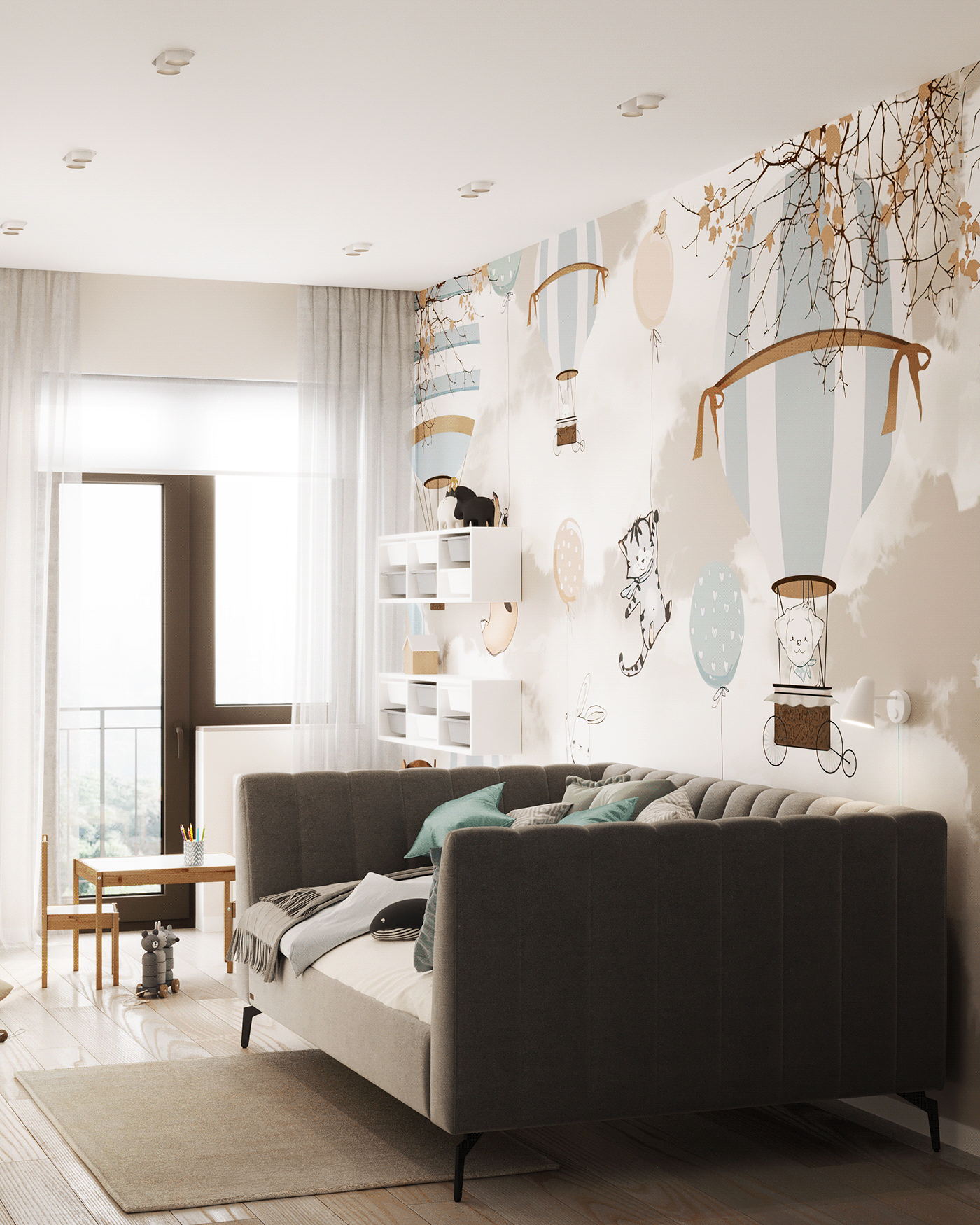 乌克兰85㎡简约风公寓设计-34