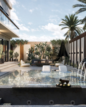 别墅后院景观丨埃及丨自由职业者