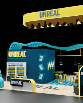 UNREAL品牌展览空间设计