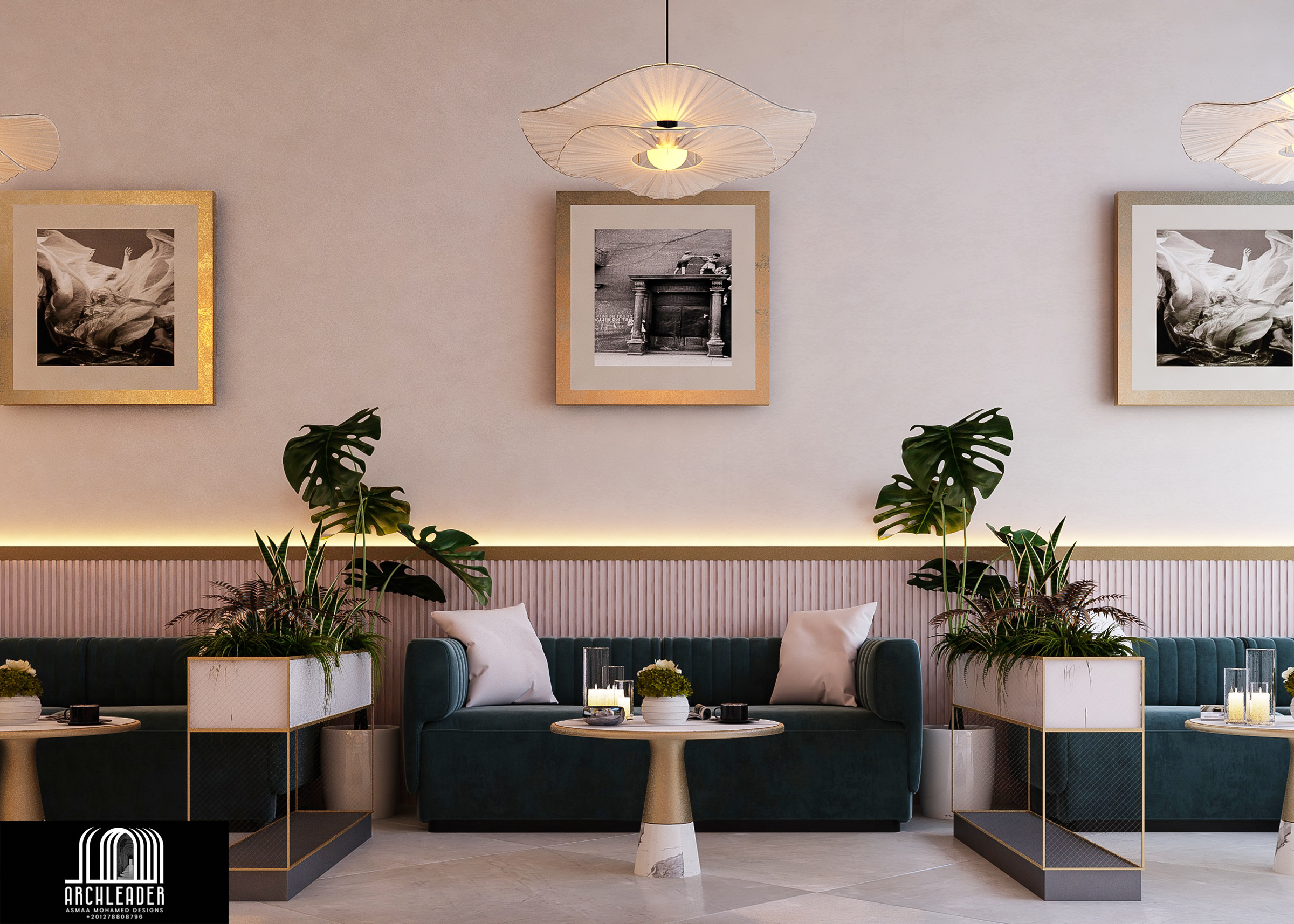 Bon Vein Café ..My Interior & Roof Design in Kuwait-3