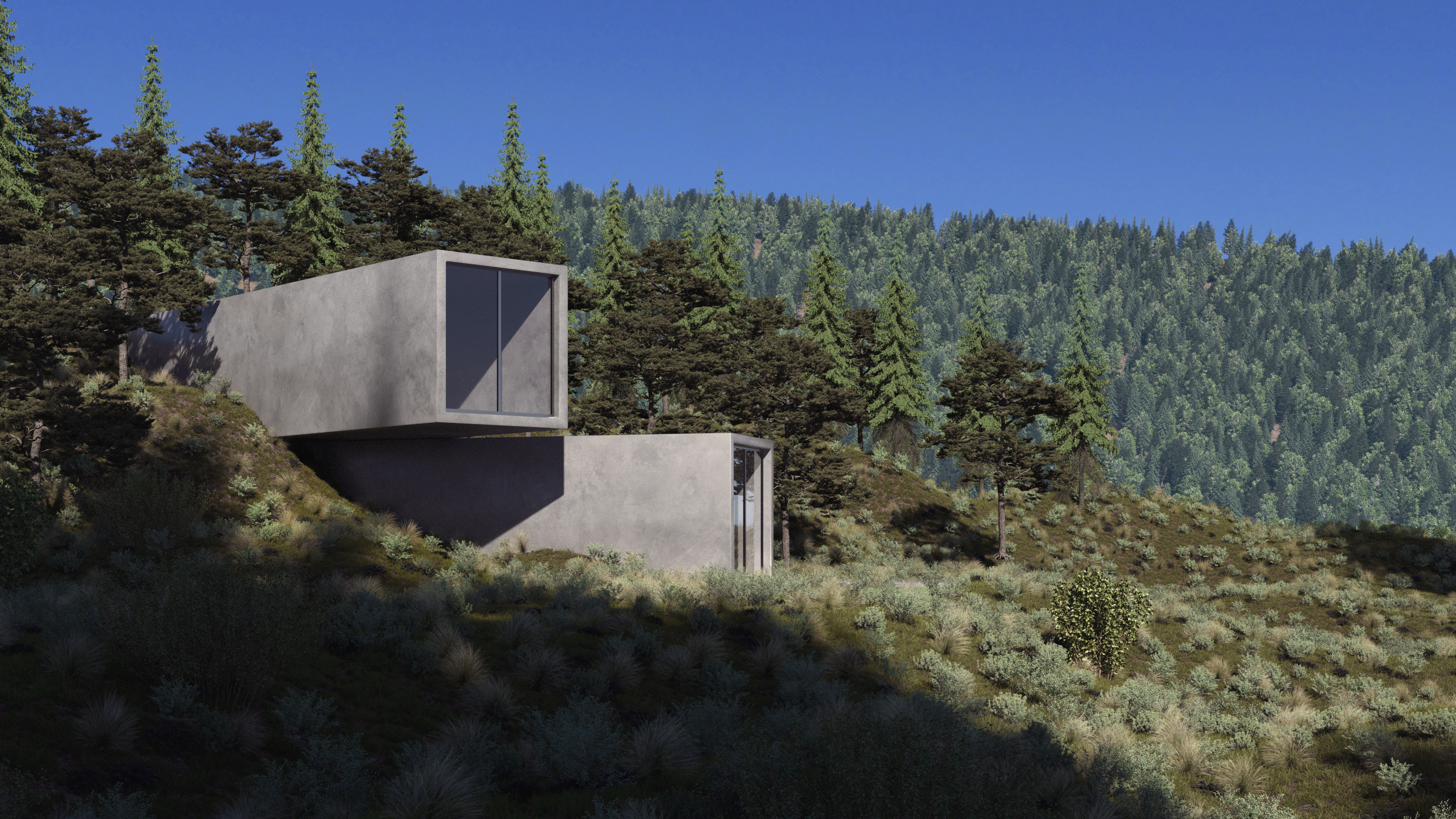 照明对建筑可视化的影响研究-4