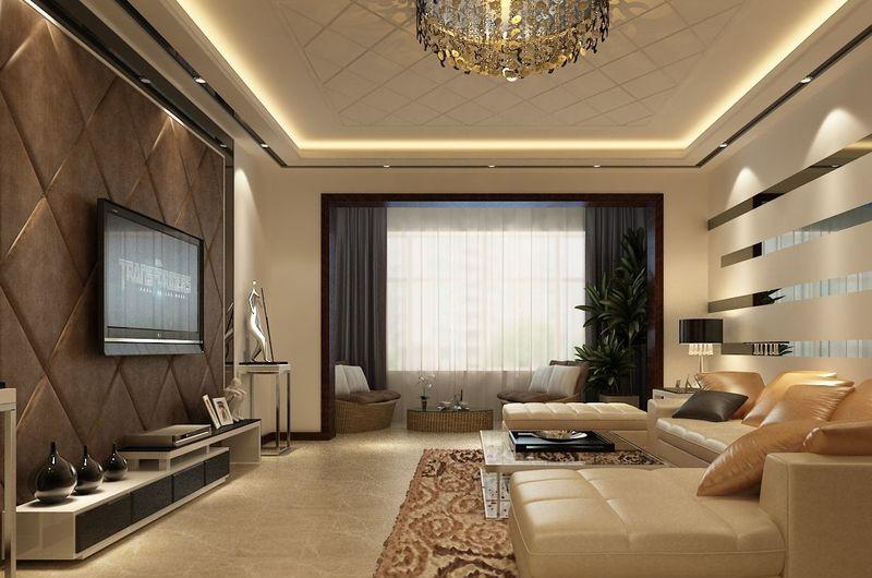 哈尔滨实创装饰打造观江国际118平大气时尚现代两居-13