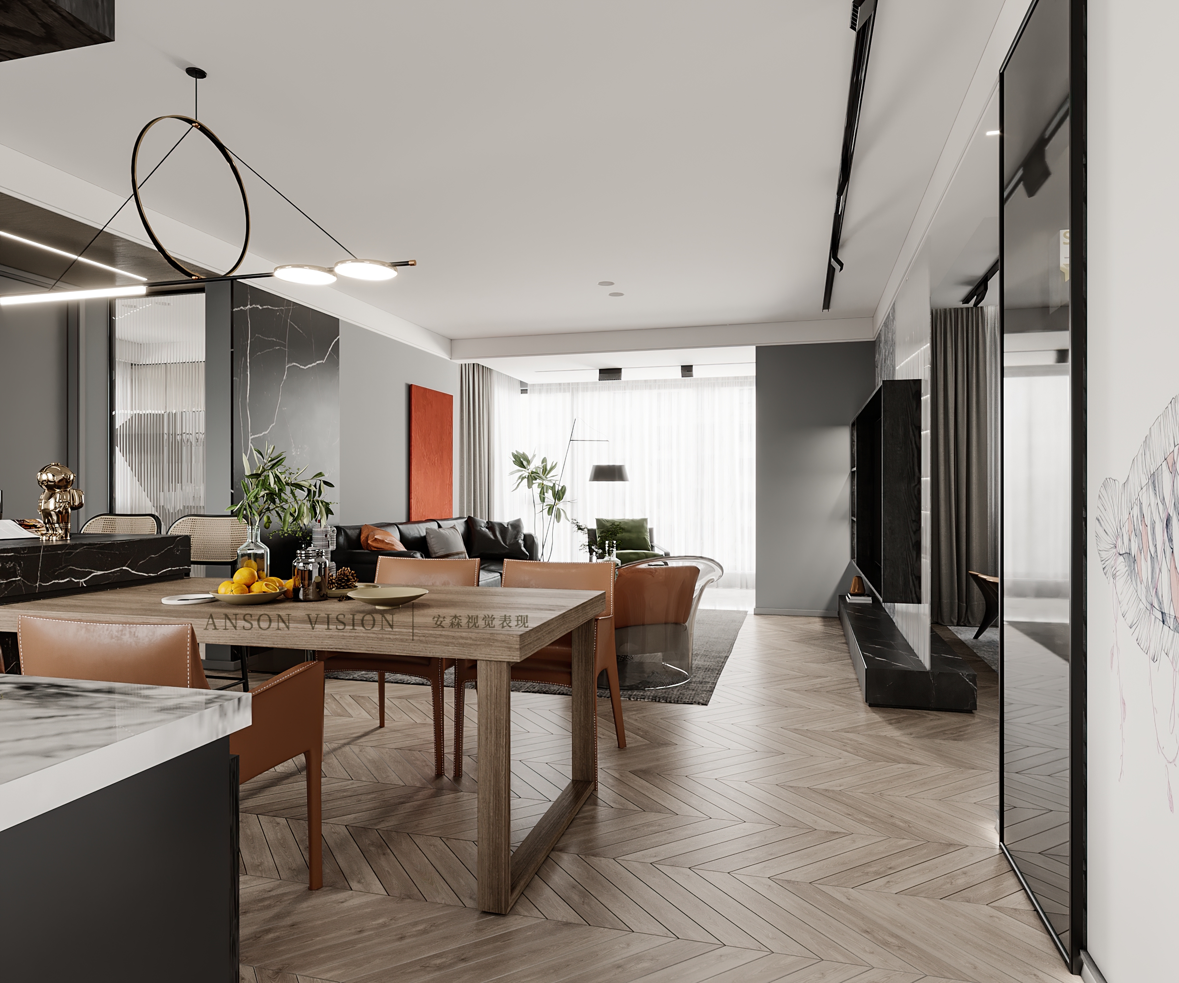 现代平层设计丨Ansonvision·蒙头睡-4