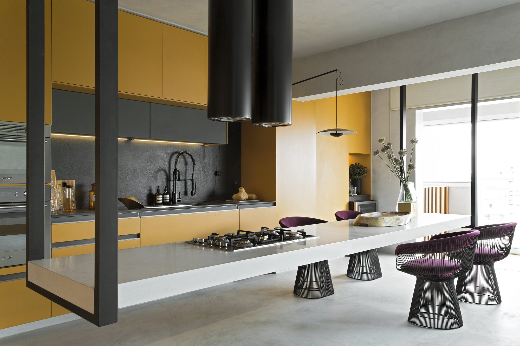 悬空 4.5 米!São Paulo 平层公寓创新厨房设计-31