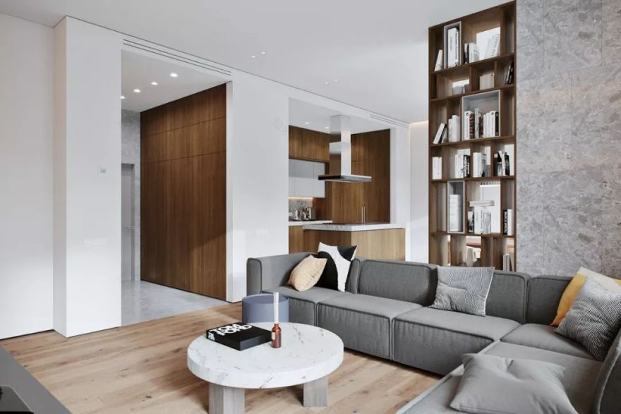 乌克兰基辅 110 平米简约公寓,打造温馨生活空间-9