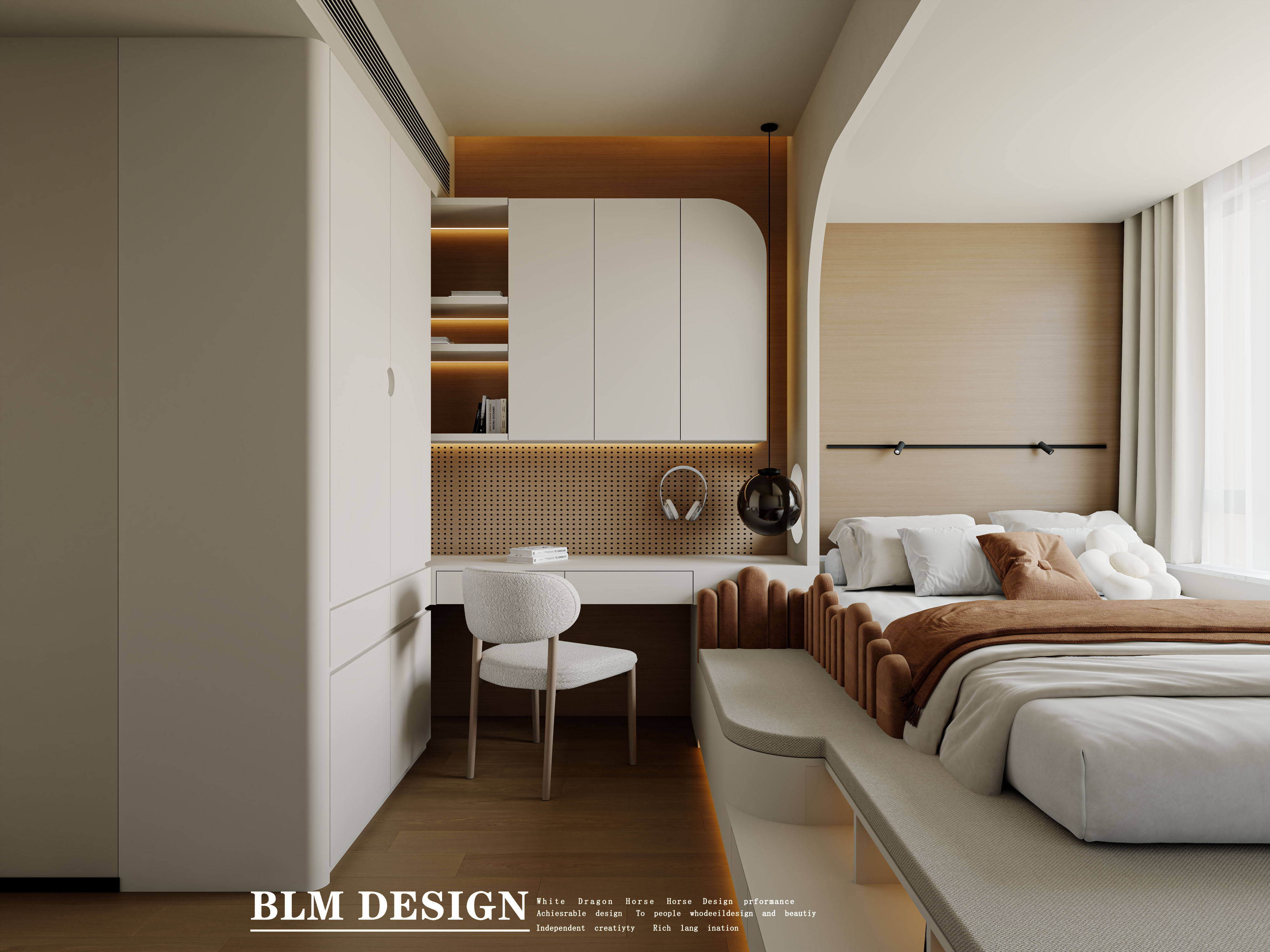 现代  白龙马效果图设计制作-4