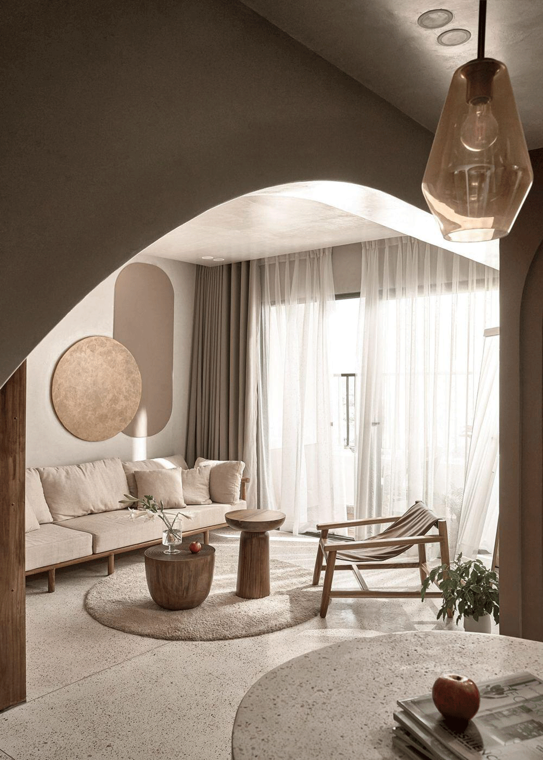 奶油风私宅丨越南胡志明市丨Limdim House 工作室-8