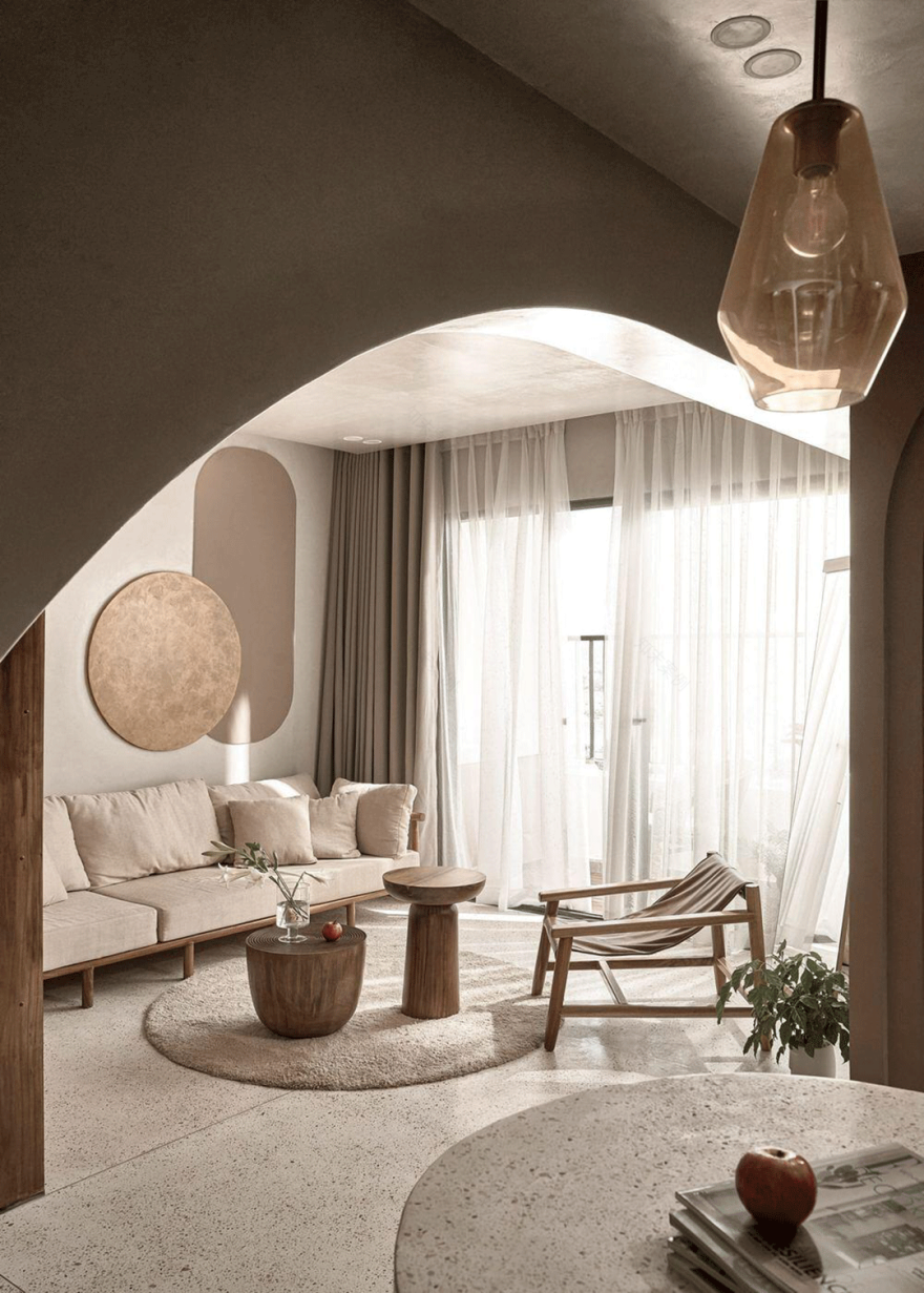 奶油风私宅丨越南胡志明市丨Limdim House 工作室-8