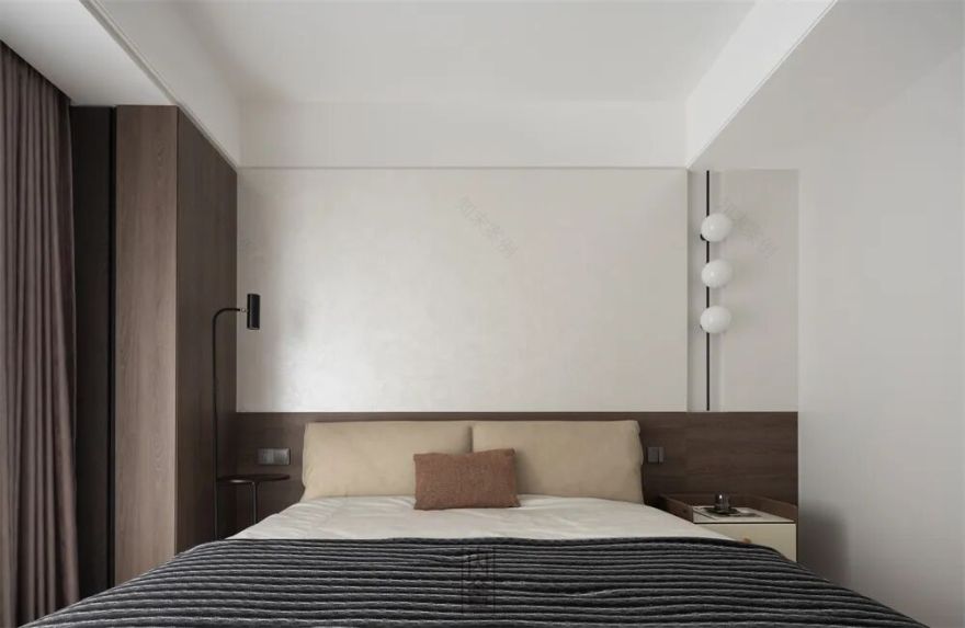 内舍软装丨147㎡极简风四居,经典配色感受有温度的家!-32