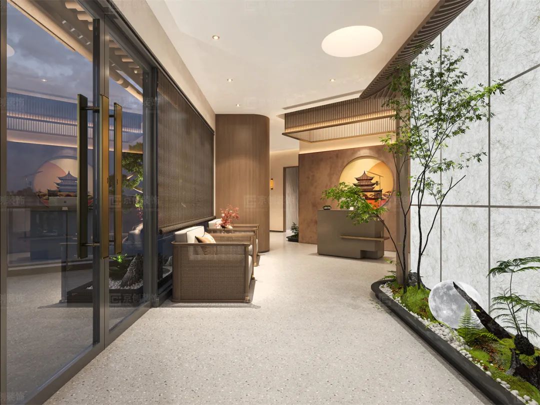 500㎡中式养生馆,领略静谧禅境丨中国无锡丨深圳京创装饰集团-17