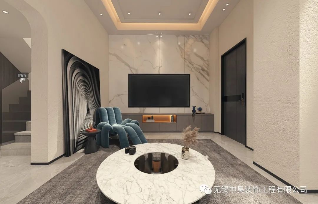 金轮·湖晓兰庭 | 现代中式风格别墅设计-38