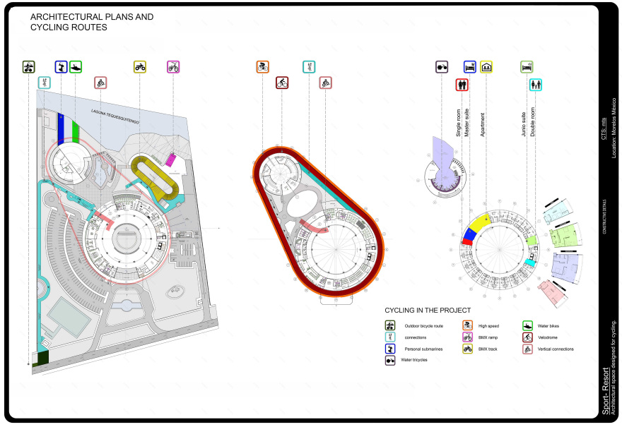 动感循环 | 墨西哥自行车度假胜地设计-36