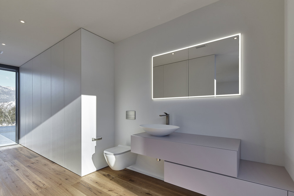 瑞士 Berna 住宅 | 融入景观的三层雕塑式建筑-30