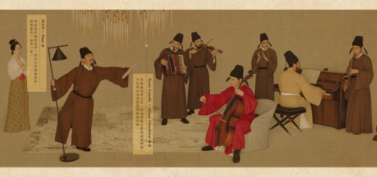 《韩熙载夜宴图》古今穿越设计,尽显生活美学-31