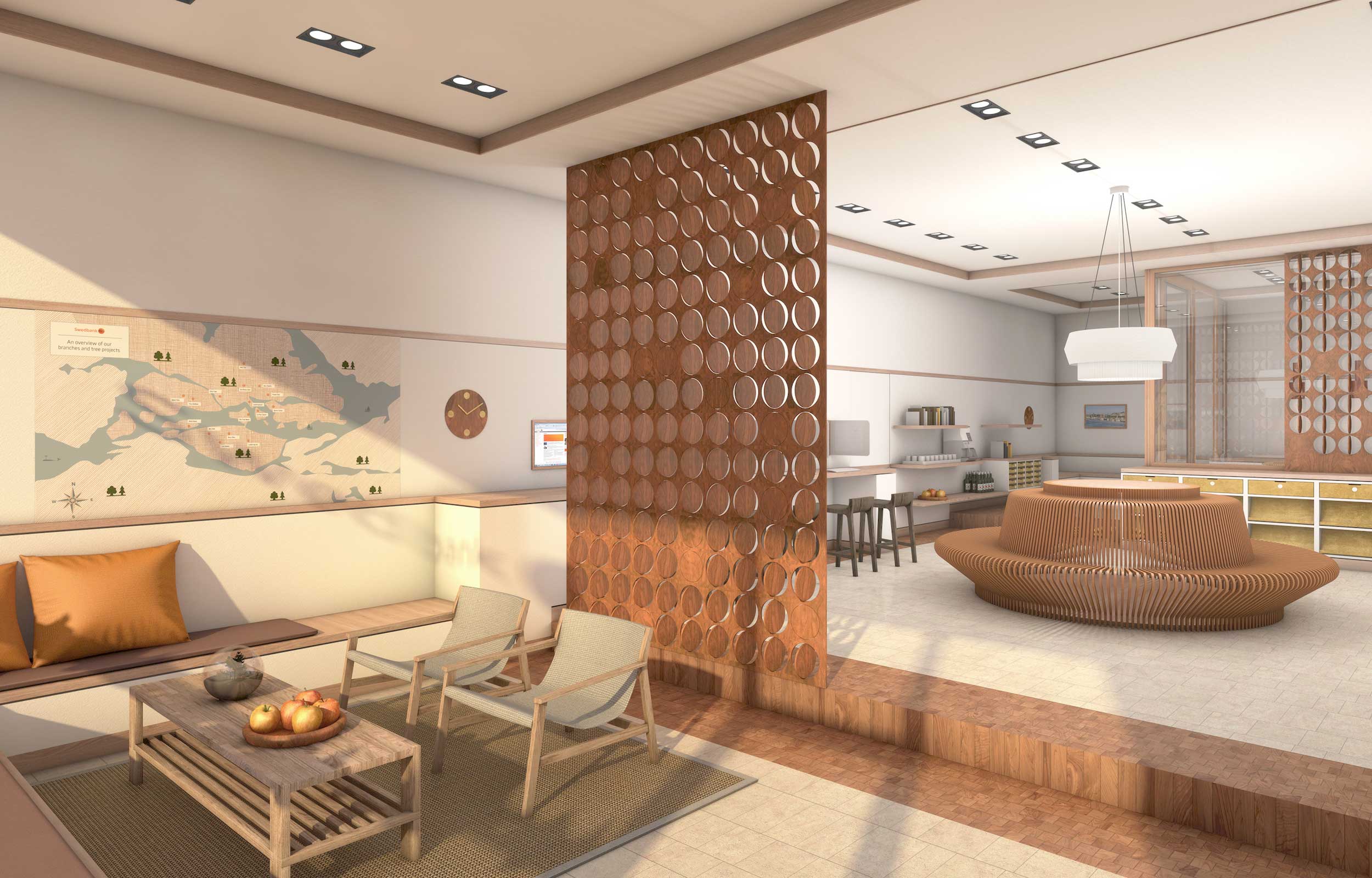 Swedbank Geschäftsstelle室内设计项目丨瑞典斯德哥尔摩丨MACH Architektur,Winkreative-1
