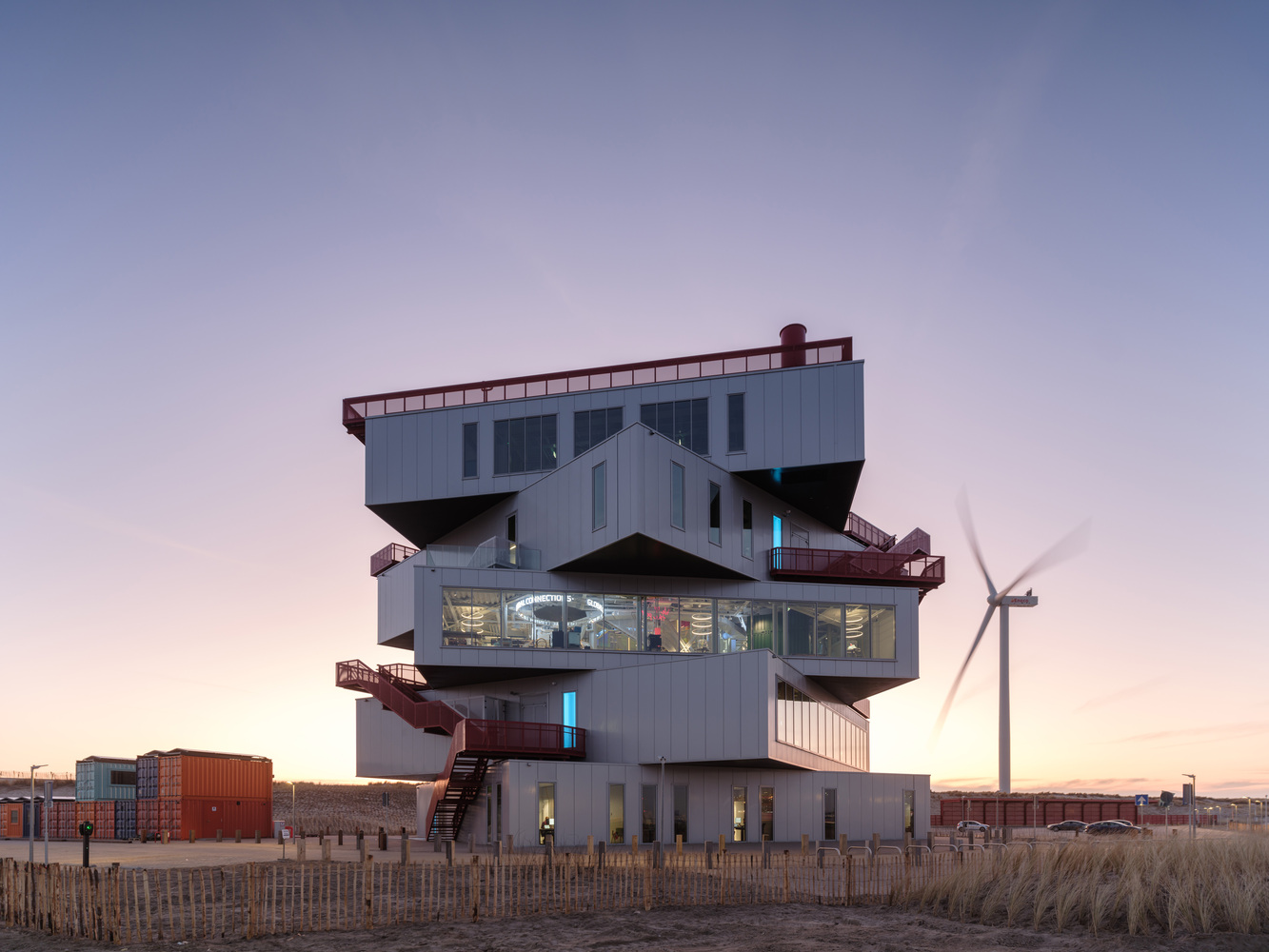 Portlantis 访客与展览中心,风车驱动的可持续灯塔丨荷兰鹿特丹丨MVRDV-29