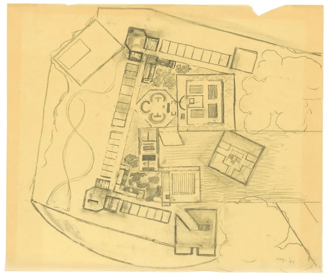 路易斯·康的建筑绘画-107